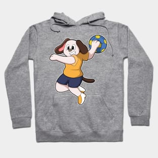 Dog as Handball player with Handball Hoodie